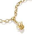 Gold-Plated Crown Charm