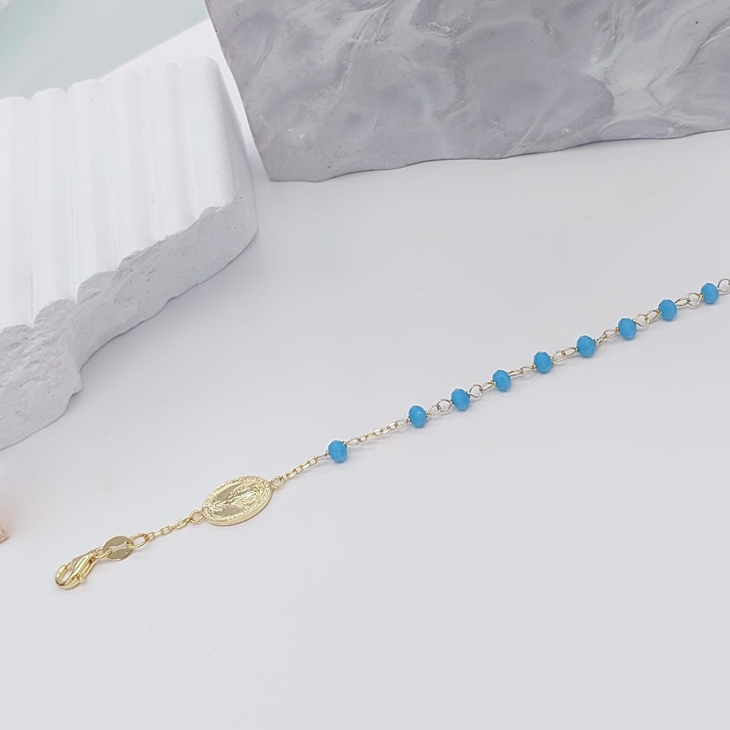 ROSARY BRACELET - STERLING SILVER