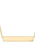9CT BAR NECKLACE