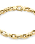 9CT SAFFRON CHAIN BRACELET