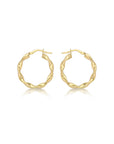 9CT CHARLI HOOP EARRINGS