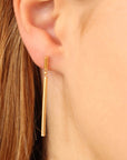 9CT VIVA DROP STUD EARRINGS