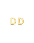 9CT PETITE INITIAL STUD EARRINGS