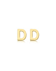 9CT PETITE INITIAL STUD EARRINGS