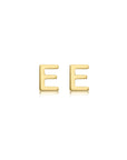 9CT PETITE INITIAL STUD EARRINGS
