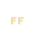 9CT PETITE INITIAL STUD EARRINGS