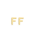 9CT PETITE INITIAL STUD EARRINGS