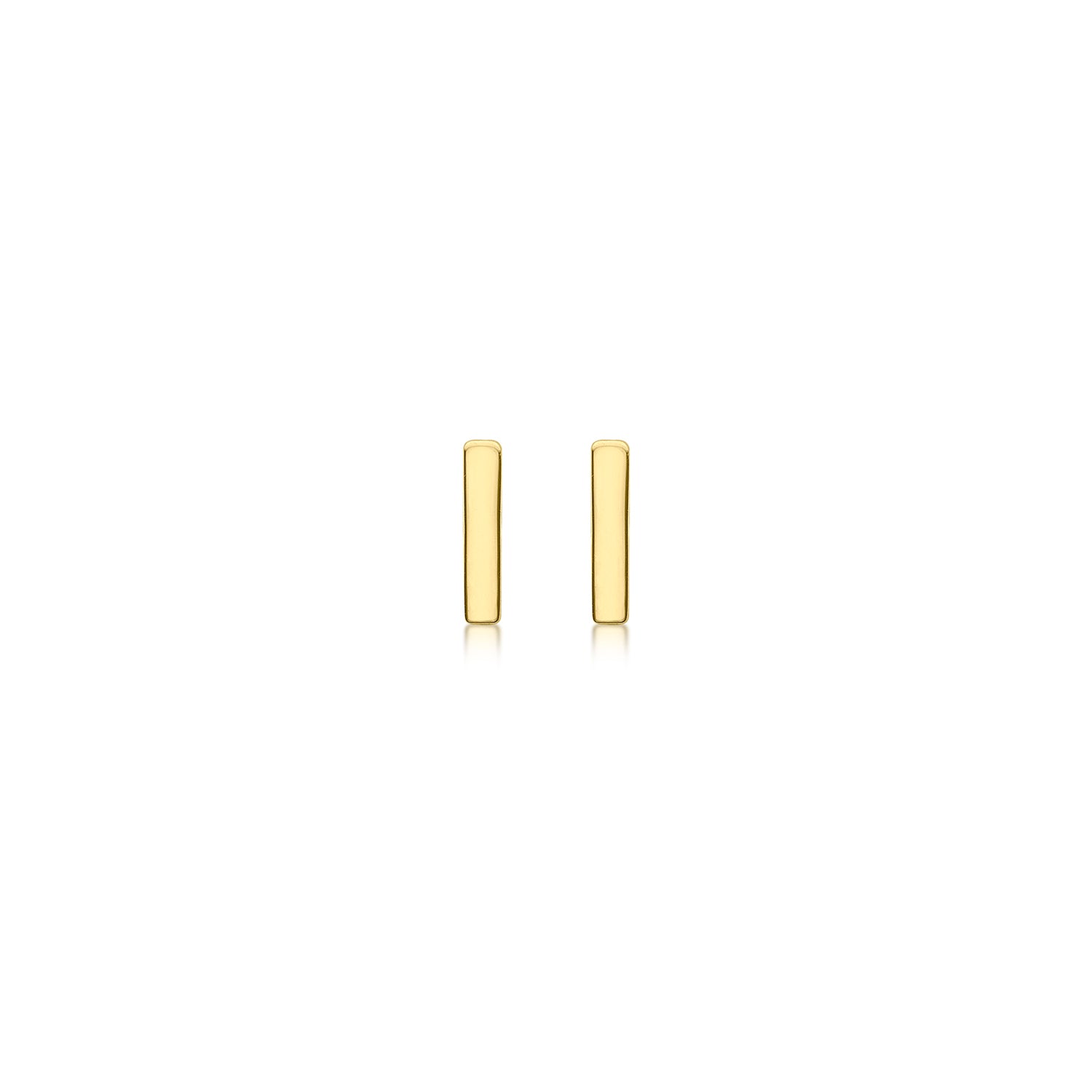 9CT PETITE INITIAL STUD EARRINGS