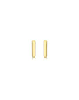 9CT PETITE INITIAL STUD EARRINGS