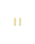 9CT PETITE INITIAL STUD EARRINGS