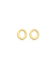 9CT PETITE INITIAL STUD EARRINGS