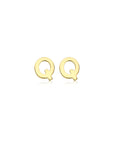 9CT PETITE INITIAL STUD EARRINGS
