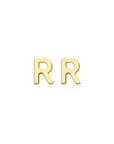 9CT PETITE INITIAL STUD EARRINGS