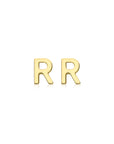 9CT PETITE INITIAL STUD EARRINGS
