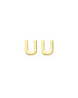 9CT PETITE INITIAL STUD EARRINGS