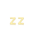 9CT PETITE INITIAL STUD EARRINGS