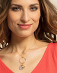 THOMAS SABO Charm Pendant "Sun With Mother-Of-Pearl Stone"