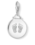THOMAS SABO Charm Pendant "Disc Baby Footprint"
