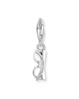 THOMAS SABO Charm Pendant Sunglasses with White Stones Silver