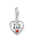 THOMAS SABO Heart charm YOU & ME