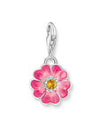 THOMAS SABO Pink Flower Silver Charm