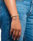 THOMAS SABO Violet Flower Gold Charm