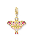 THOMAS SABO Moth Colourful Gold Charm