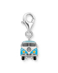 THOMAS SABO Blue Hippie Bus Charm Pendant