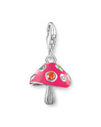 THOMAS SABO Colourful Mushroom Silver Charm