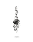 THOMAS SABO Charm Pendant True Romance Black Rose