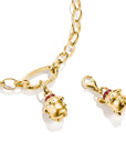 Hello Kitty Pompompurin Charm, Gold-Plated