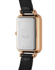 Daniel Wellington Quadro 29X36.5 Pressed Ashfield Rose Gold & Black Watch