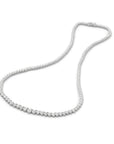HEIRLOOM 15CT GRADUATED DIAMOND TENNIS NECKLACE- SOLID GOLD