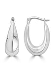 9CT LYDIA HOOP EARRINGS