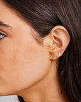 9CT BUTTERFLY STUD EARRINGS