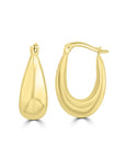 9CT LYDIA HOOP EARRINGS