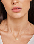 9CT CLOVER LEAF NECKLACE