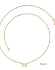 PETITIE ZODIAC NECKLACE - 9CT GOLD