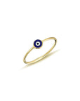 9CT ZELIE EVIL EYE RING