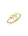 9CT GOLD BOW RING