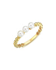 9CT BRANDIE PEARL RING