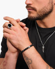 THOMAS SABO Beads Bracelet Made from Obsidian