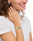 THOMAS SABO Bracelet with white goldbears, freshwater pearl & zirconia