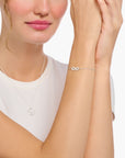 THOMAS SABO Bracelet with infinity pendant - silver