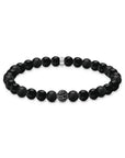 THOMAS SABO Obsidian bracelet with zirconia