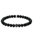 THOMAS SABO Obsidian bracelet with zirconia