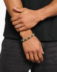 THOMAS SABO Jasper, jade, labradorite beaded bracelet