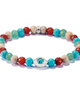 THOMAS SABO Multicoloured Eye Bead Bracelet