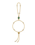THOMAS SABO Bohemian Bracelet with Green Stone