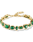 THOMAS SABO Elyndra Bracelet with Green Stones
